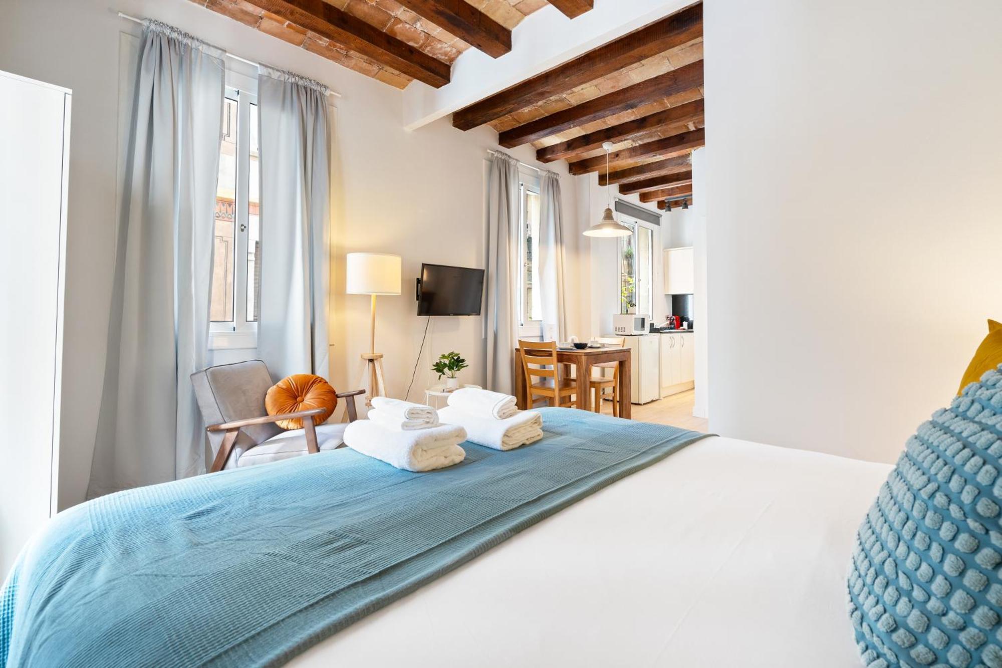 Lodging Apartments Beach Studio P1 Barcelona Eksteriør bilde